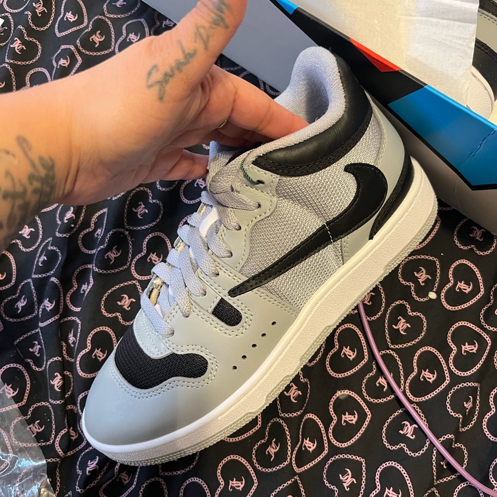 Men's Black and Gray Sneakers